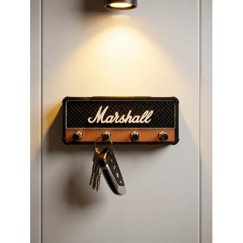 Marshall Gitar Amfisi Şeklinde Anahtar Tutucu