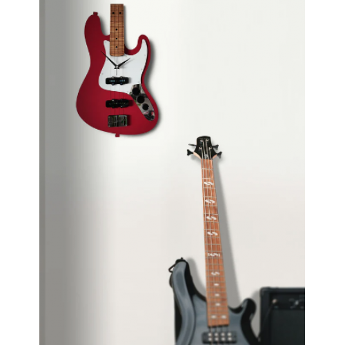 Jazz Bass tasarımlı Gitar Duvar Saati