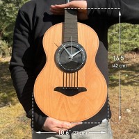 Klasik Gitar Tasarımlı Duvar Saati