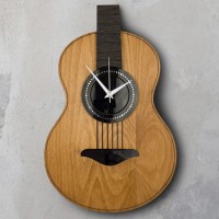 Klasik Gitar Tasarımlı Duvar Saati