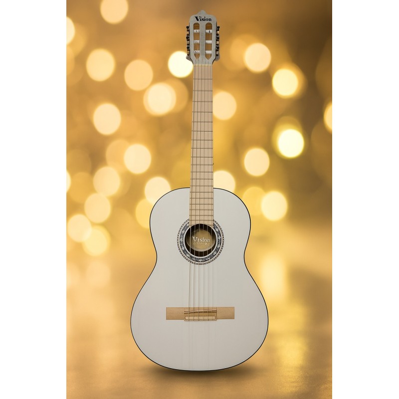 Valencia VC354VR Beyaz Klasik Gitar