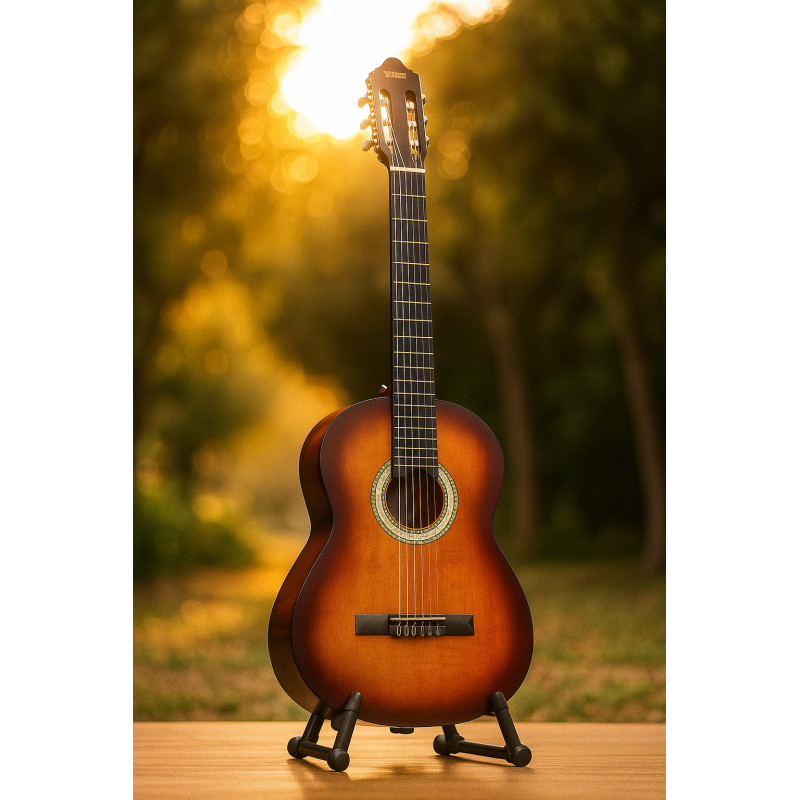 VALENCIA VC204HCSB KLASİK GİTAR (Online gitar dersi hediyeli)