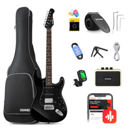 Donner DST Seeker Deluxe Amfili Elektro Gitar Seti