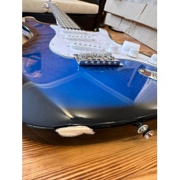 Angel AEG100-BLS Mavi Elektro Gitar (Hasarlı)