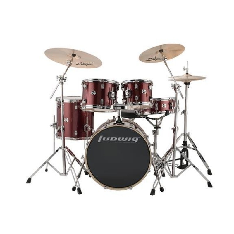 Ludwig Element Evolution LCEE20025 Red Sparkle Bateri Seti