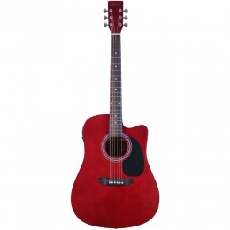 Accacia ACF-650N-WRC Bordo Elektro Akustik Gitar