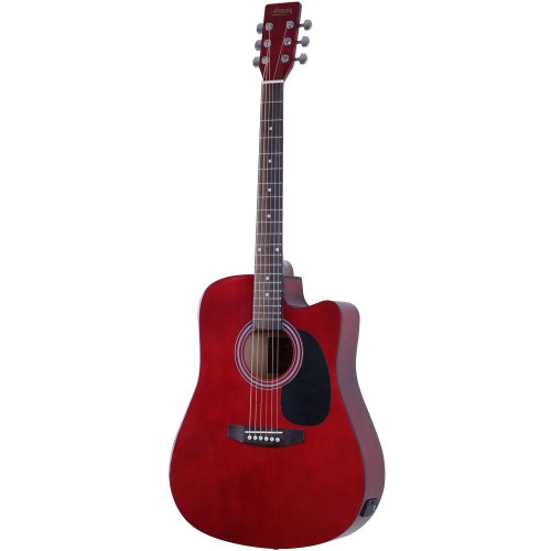 Accacia ACF-650N-WRC Bordo Elektro Akustik Gitar