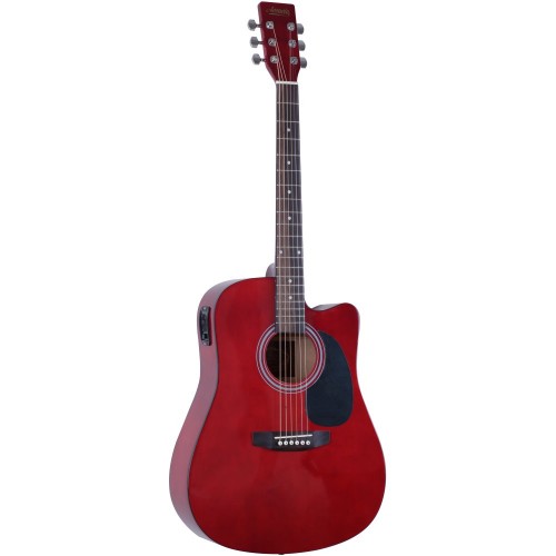 Accacia ACF-650N-WRC Bordo Elektro Akustik Gitar