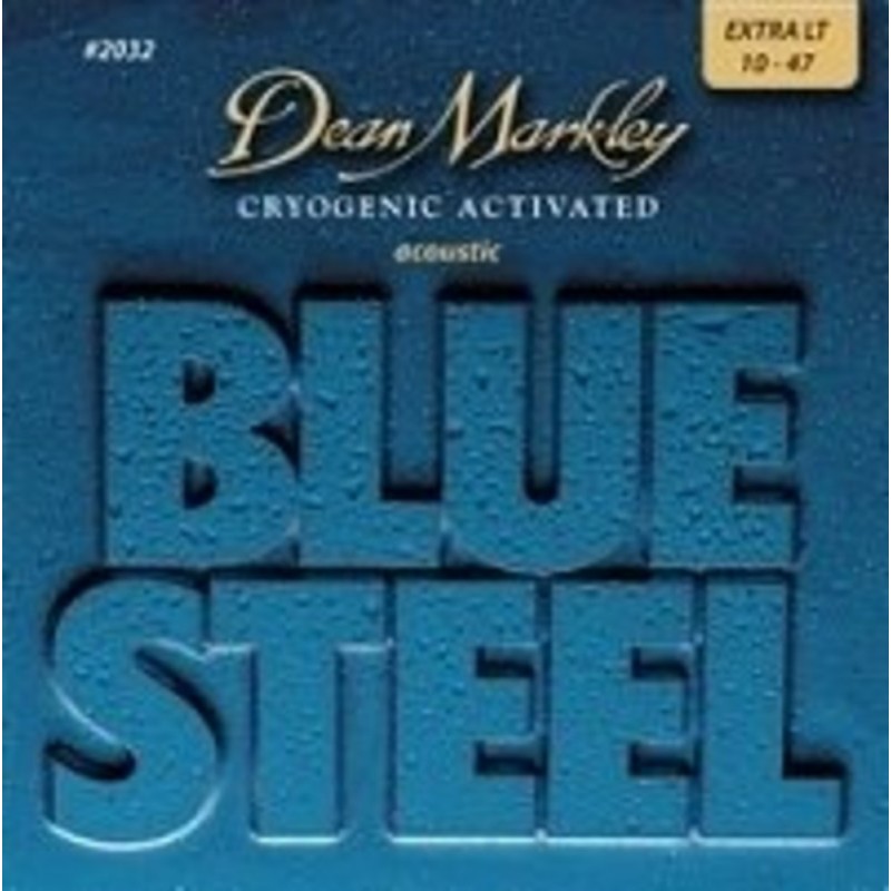 Dean Markley Blue Steel 2032 (10-47) - Extra Light Akustik Gitar Tel Seti