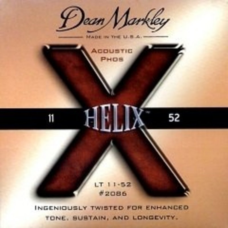 Dean Markley Helix HD Phos 2086 (11-52) - Light Akustik Gitar Tel Seti