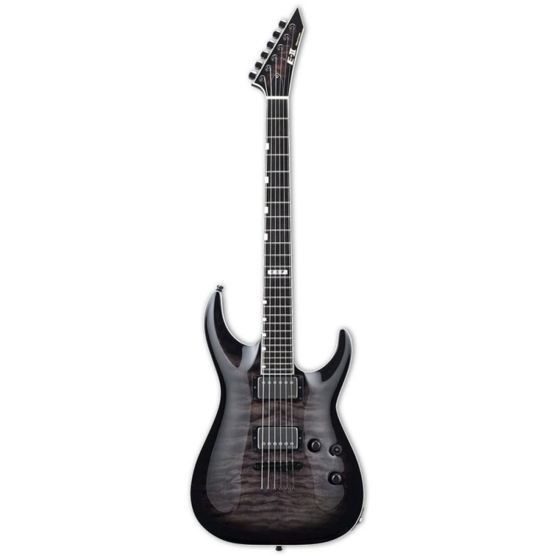ESP E-II Horizon Quilted Maple See Thru Black Elektro Gitar