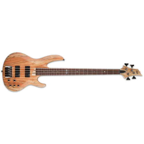 ESP LTD B-204 Spalted Maple Natural Bas Gitar