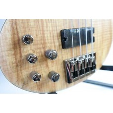 ESP LTD B-204 Spalted Maple Natural Solak Bas Gitar