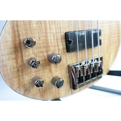 ESP LTD B-204 Spalted Maple Natural Solak Bas Gitar