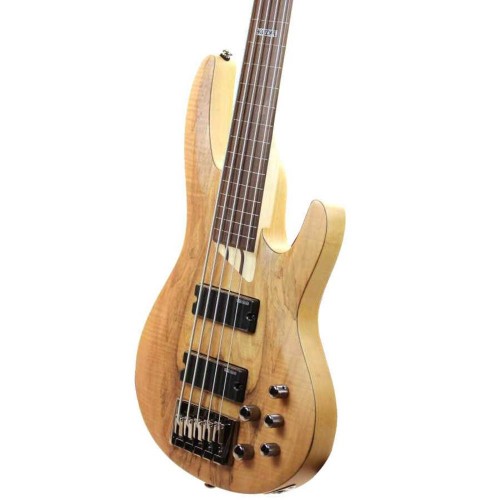 ESP LTD B-205 Spalted Maple Natural Bas Gitar
