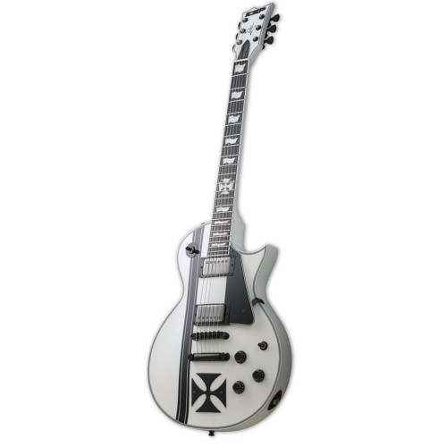 ESP LTD Iron Cross Snow White James Hetfield Signature Elektro Gitar