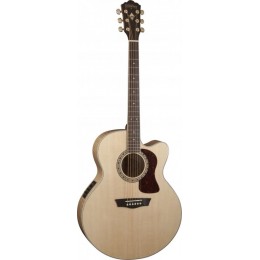 Washburn HJ40SCE Heritage 40 Seris Jumbo Kasai Elektro Akustik Gitar