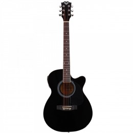 Angel AFG100CE-BK Siyah Cutaway Elektro Akustik Gitar