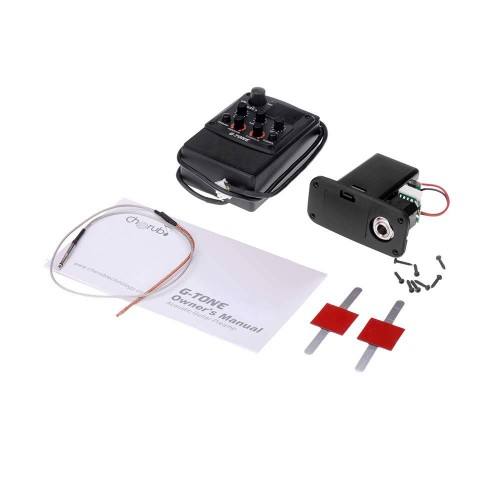 Cherub GT-5 Akustik Gitar Preamfi ve Tuner + Eşik Altı 3 Band EQ