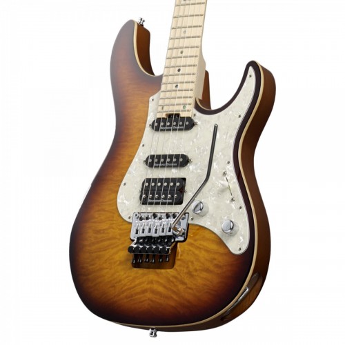 ESP E-II ST-1 QM Tea Sunburst Elektro Gitar