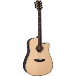 ESP LTD D-430E Natural Elektro Akustik Gitar