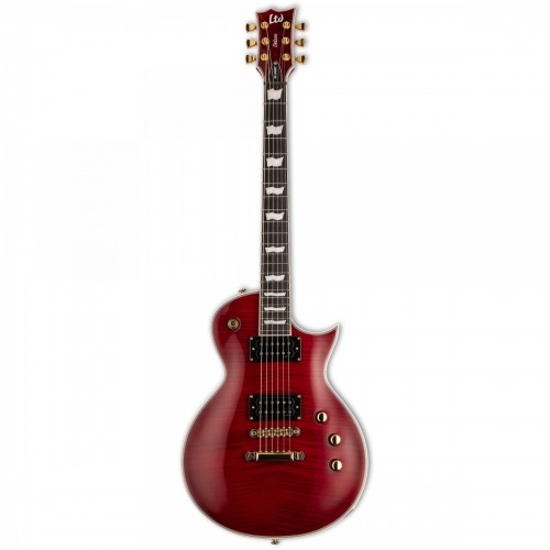 ESP LTD EC-1000T CTM See Thru Black Cherry Elektro Gitar