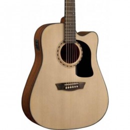 Washburn AD5CE Apprentice 5 Serisi Elektro Naturel Akustik Gitar
