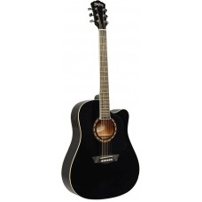 Washburn AD5CEB Siyah Elektro Akustik Gitar Paketi
