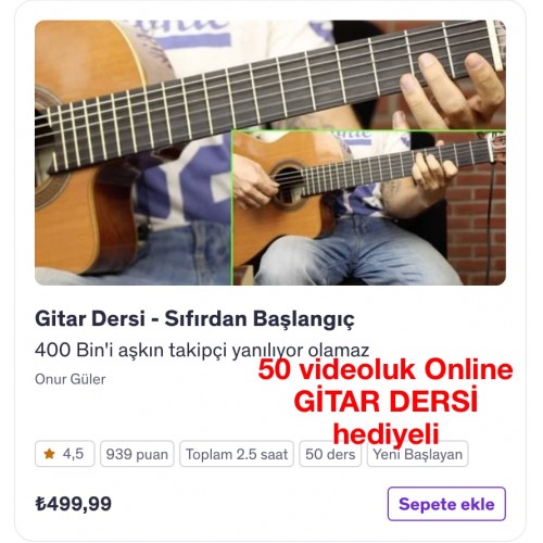 VALENCIA VC304 Klasik Gitar (Online Gitar dersi HEDİYELİ)